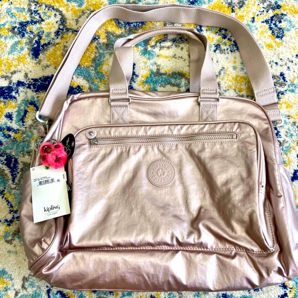 kipling metallic rose